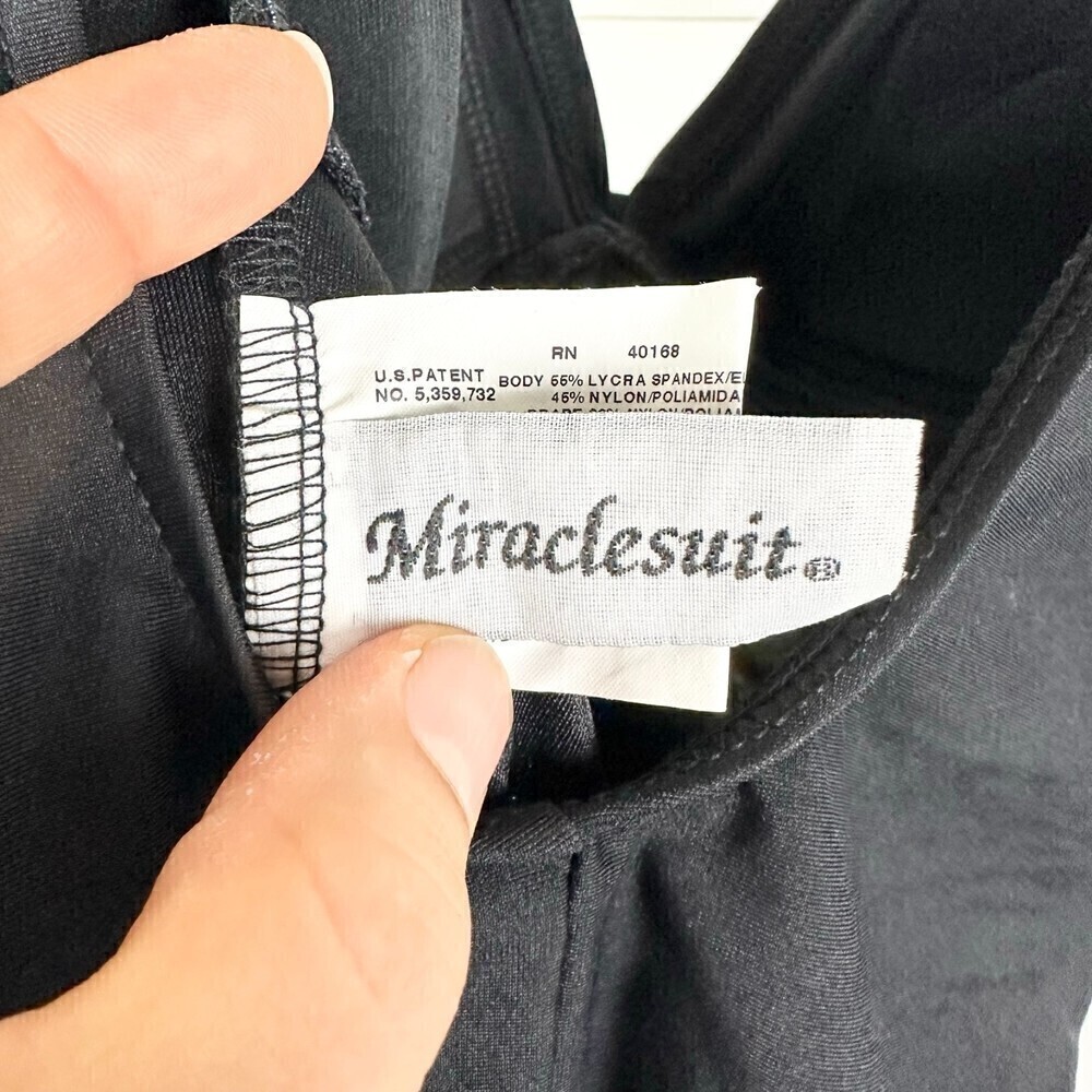 Miraclesuit One Piece Solid Slimming Swimsuit Bla… - image 4